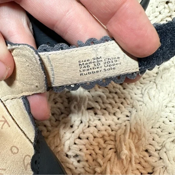 Livie and Luca Briar Mary Jane Navy Toddler Size 9 - Picture 7 of 10